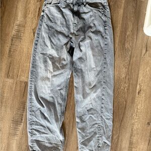 Pull & Bear Gray Loose Fit Jeans Size 30